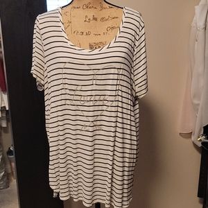 Lane Bryant “Love” Heart Arrow Soft Tee